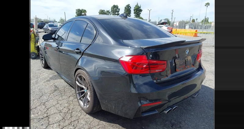 BMW M3 cena 139000 przebieg: 138145, rok produkcji 2018 z Warszawa małe 121